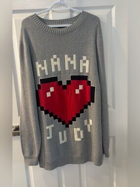 BNWT nANA JUDY Heart Sweater